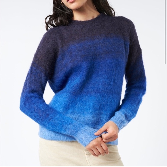 Isabel Marant Sweaters - Isabel Marant Etoile  Drussell Ombré Mohair-blend Sweater Blue Size 38